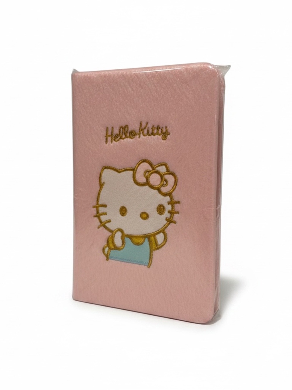 New Hello Kitty Theme Pink Plush Journal Notebook Embroidered Cover Kawaii Gift - Picture 3 of 4